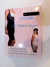 KYMARO New Bottom Shaper Black Size LG Seamless Smooths Out Hips & Thighs NEW 