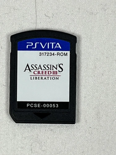 Assassin's Creed III 3 Liberation PlayStation PS Vita Cartridge Only Tested!