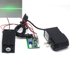 Focusable 80mW-100mW 532nm Green Line Laser Diode Module w 12V Driver  Fan