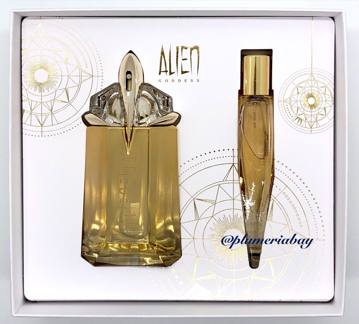 MUGLER Alien GODDESS Eau de Parfum 2oz + Travel Spray GIFT SET $150 NEW IN  BOX | eBay