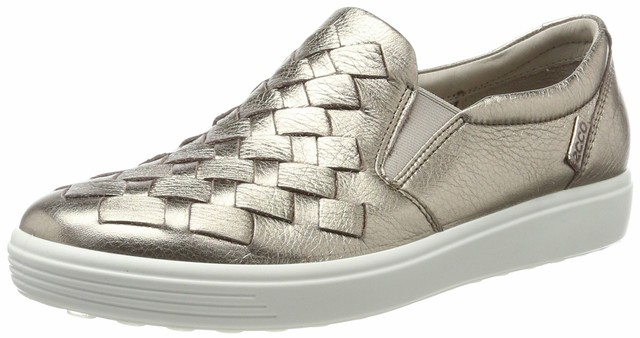 ecco woven slip on