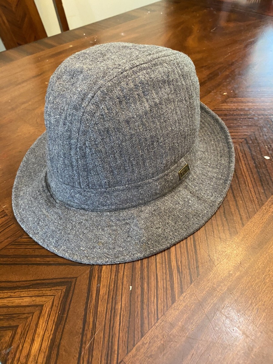 London Fog Men's Dress Hat Fedora Size 1/4 To 3/8