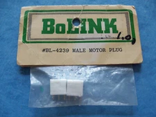 VINTAGE BOLINK 4239 MALE MOTOR PLUG BL-4239 NIP