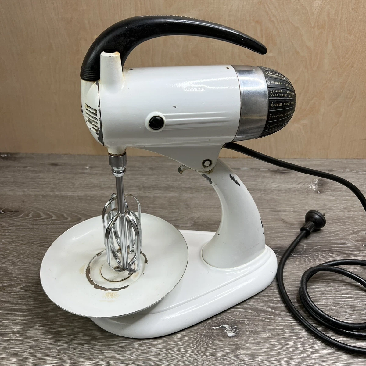 Vintage White Sunbeam Stand Mixer - Gil & Roy Props