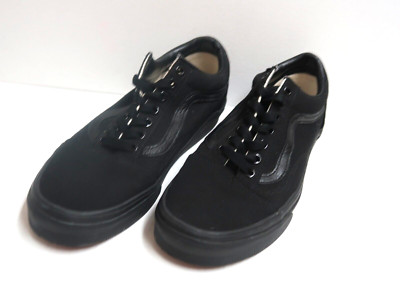 Vans Old Skool Black/Black Versatile Athletic Shoes M.8.0/W-9.5 NWOB