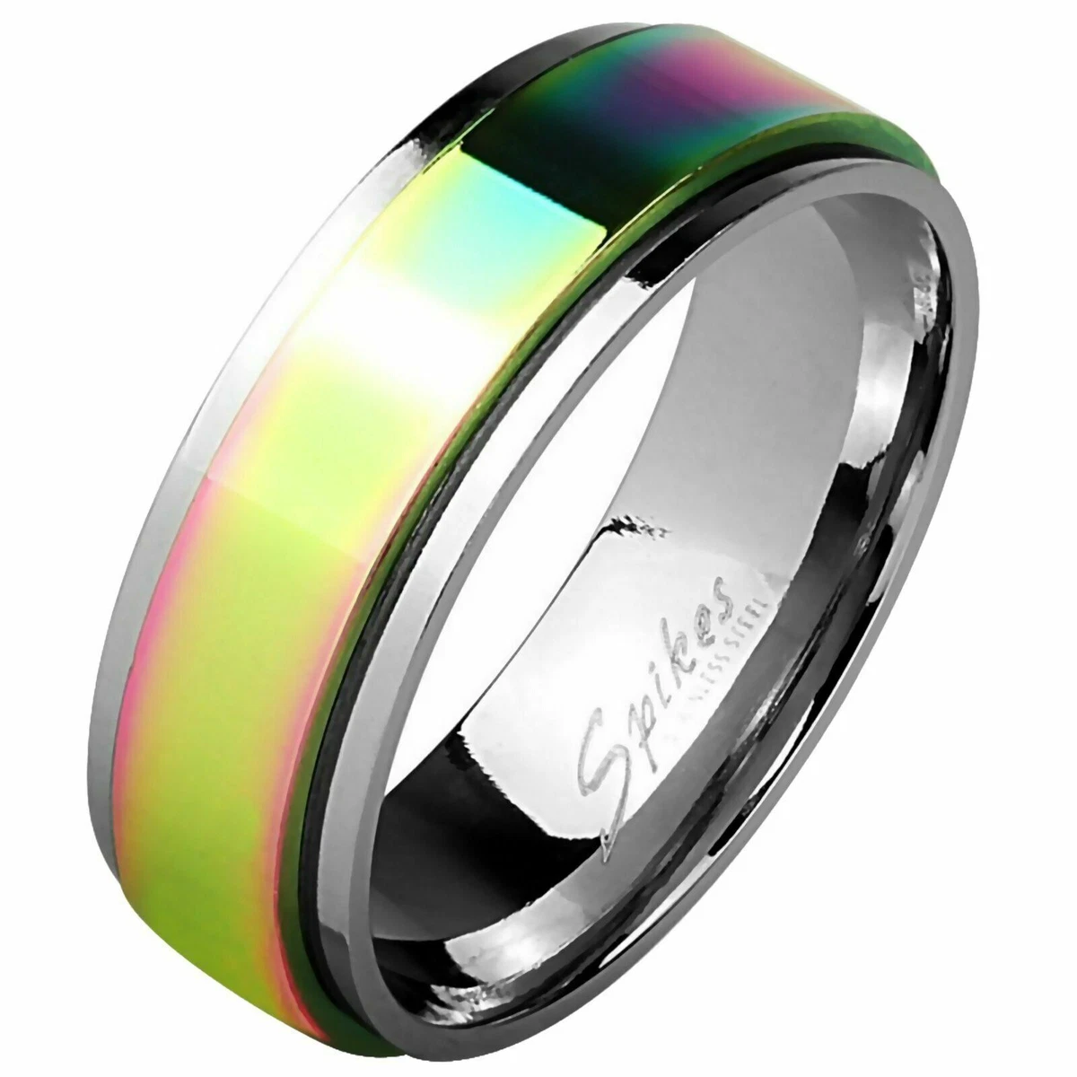 Mens rainbow ring clearance