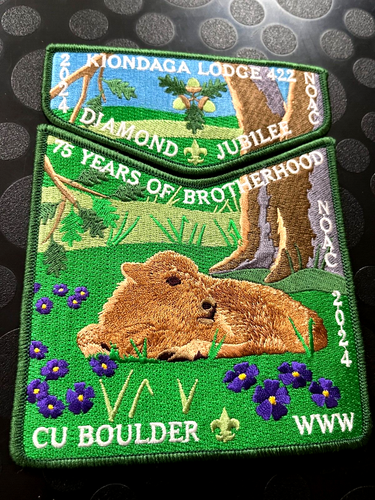 OA KIONDAGA LODGE 422 2024 NOAC TWO PIECE SET