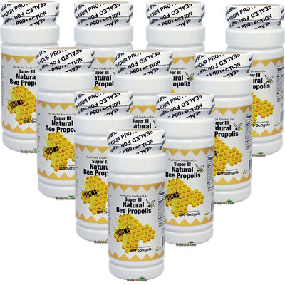 10 x Super Natural Brazil Bee Propolis 200 Softgels Total 2000 Caps