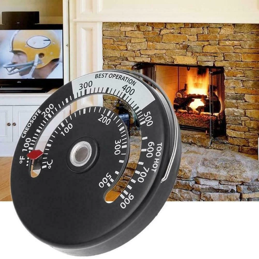 Magnetic Woodstove Pipe Thermometer Fireplace Flue Temperature Burner Heat  T3Q0 | eBay