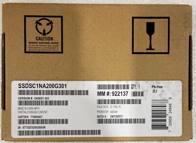 Intel SSDSC1NA200G3 Solid-State Drive DC S3700 SERIES 200GB NEW TESTED DRIVE