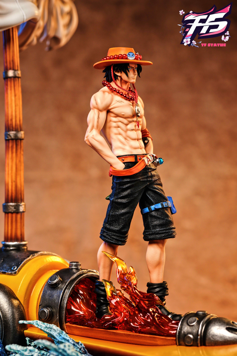 Portgas D Ace Fire Ship TF Studio One Piece Resin Statue 1/7 55cm