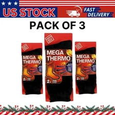 3 Pair Men' Winter Heavy Duty Heated Thermal Warm Socks Insulated Boot Sox 10-13