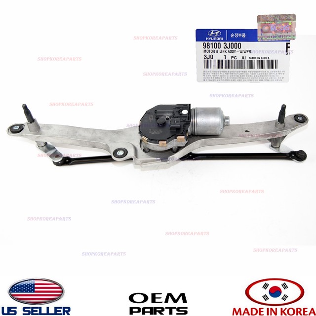 Hyundai OEM 0712 Veracruz Front Windshield Wiper Motor 981003J000 for