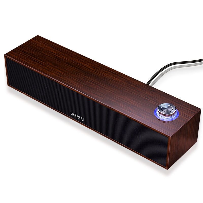 Soundbar, BYONDSELF® E350M, Wood, Bluetooth 5.0, 4D surround, Brown-image