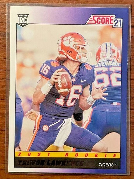 SCORE 21 Football Trevor Lawrence Rookie Card #TB1 | eBay