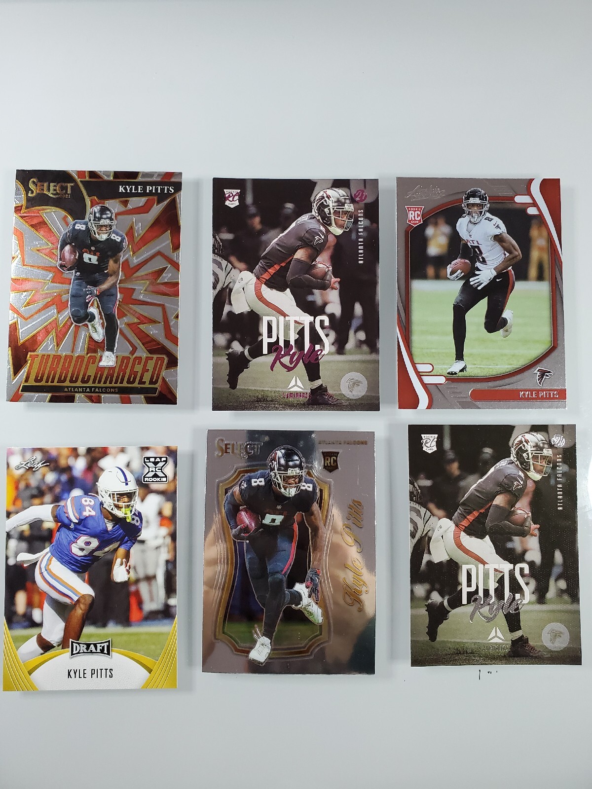 2021 Select Turbocharged Kyle Pitts Rc #TUR-10 + Luminance Pink + Absolute