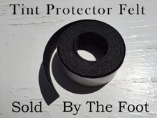 5 feet of Moleskin Self Adhesive Glass Window Run Channel Liner Tint Protector