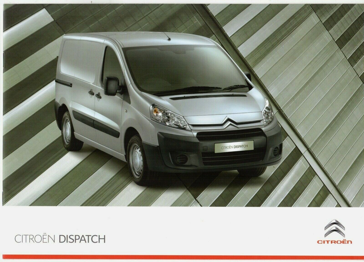 Citroen Dispatch 2010-2011 UK Market Sales Brochure Panel Van