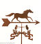thumbnail 3 - Antique Look Traditional Running Horse Weathervane, Weather Vane with Roof Mount