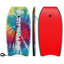 41" Lightweight Portable Surfboard Bodyboard Boogie Board w/Dual Bottom Channels