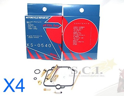 Keyster Carburetor Rebuild Kit – Fits Suzuki GSX-R1100 (1986-1988) – K-1847SK (Japan)