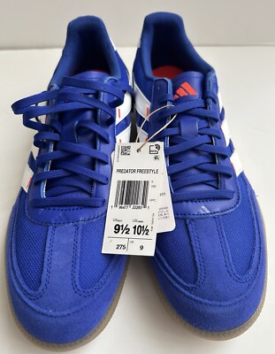 Adidas Predator  Freestyle Soccer Shoes #IF6309 Men s Size 9 1/2 Blue