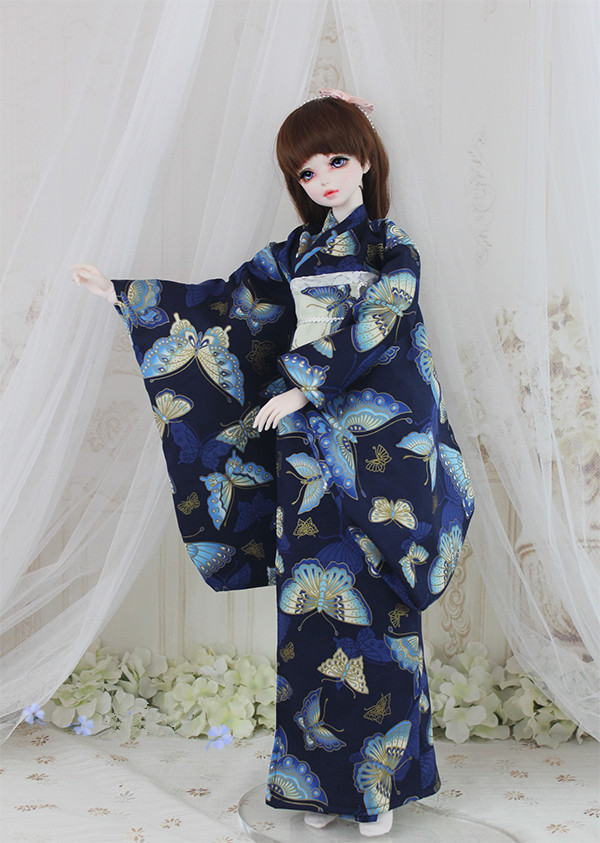 Japanese Kimono Yukata Handmade Doll Costume BJD Clothing Cosplay