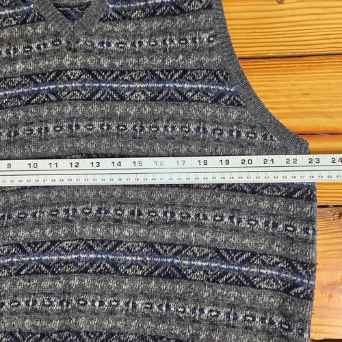 Ralph Lauren Polo Golf Wool/Lambswool Sweater Vest Mens L Fair isles Print - Picture 8 of 14