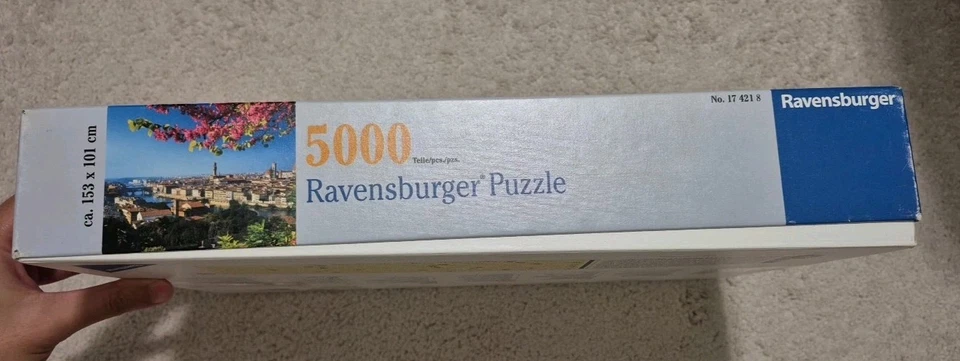 5000 Piece Jigsaw Puzzle Ravensburger View of Florence Very Rare Puzzle - Image 4 of 4