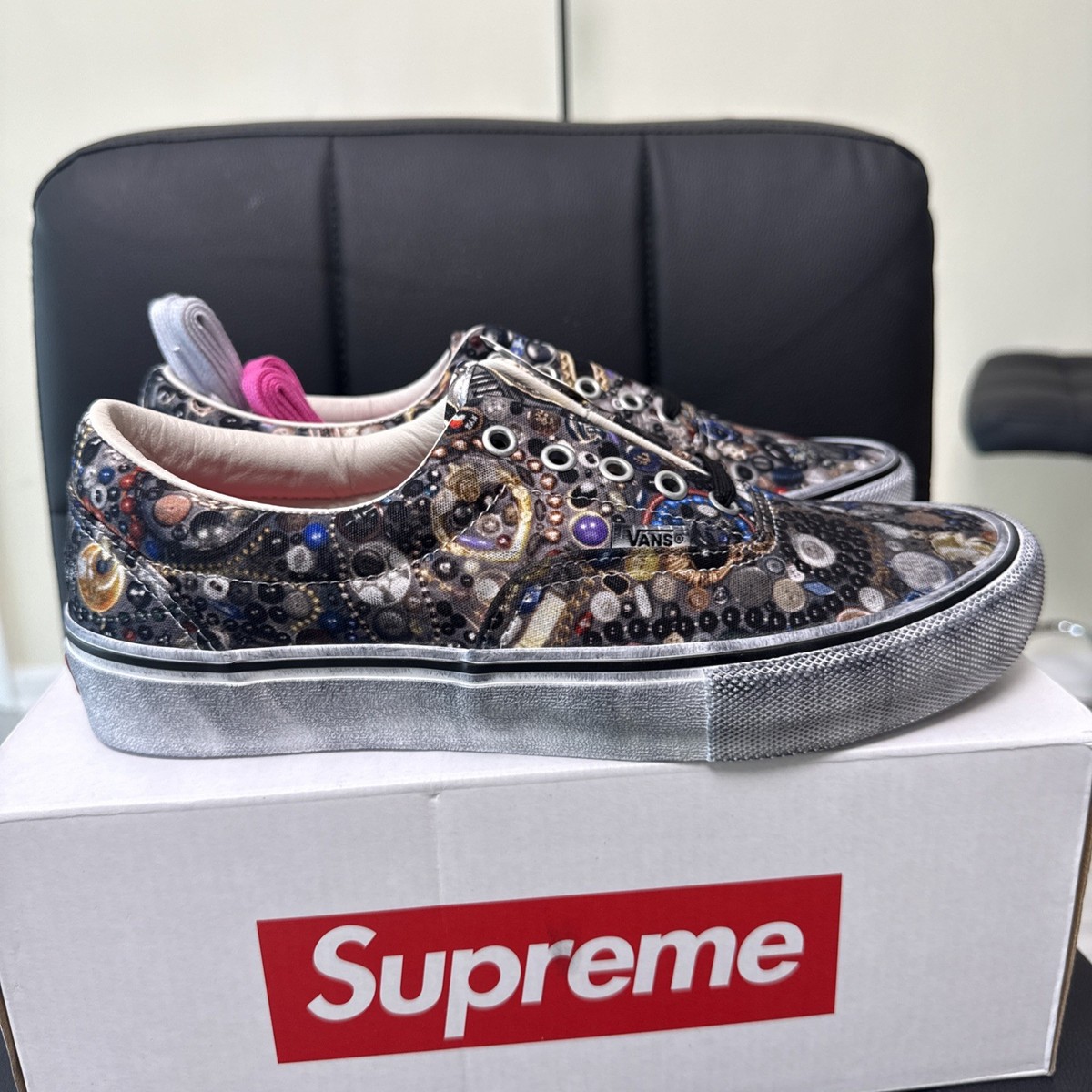 Size 9 - Supreme × Mike Kelley × Vans Era 26SS Black Men's - In
