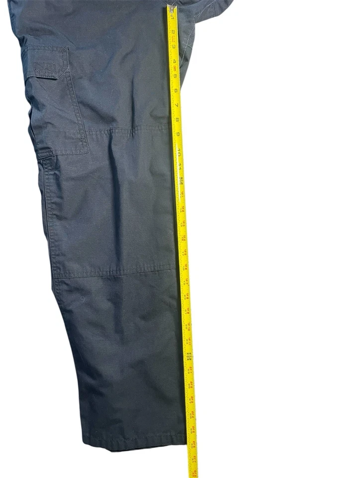 Pantalones tácticos 5.11 para mujer talla 12 azul marino pantalones cargo bolsillos Ripstop 64360 Foto 4 de 4