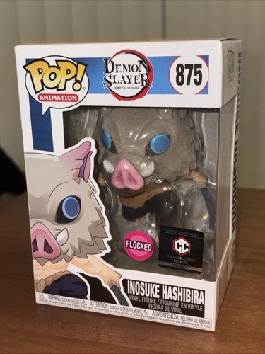 Funko Pop! Demon Slayer Inosuke Hashibira (Flocked) Chalice Collectibles  #875