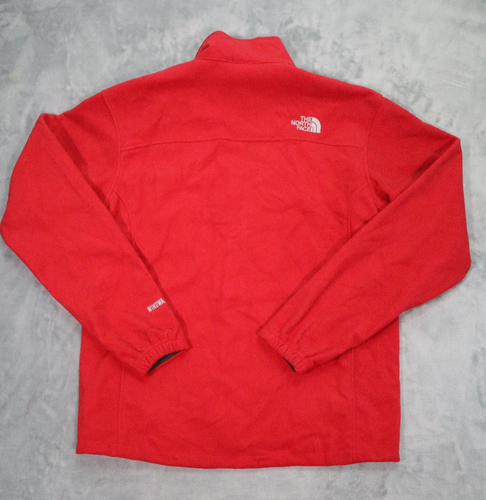 The North Face Men's Large Windwall ANKU Red Fleece Wind Proof Zip Up Jacket - Picture 12 of 16