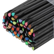 FineLiner Color Pens, 60 Colors 0.4mm Fine Tip Water Color Porous Drawing Pens