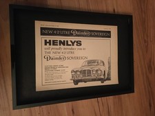 Daimler Sovereign 4.2-1966 A4 framed original advert