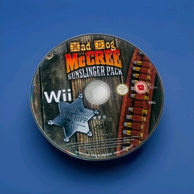 Nintendo Wii Mad Dog McCree Gunslinger Pack - getestet & funktionsfähig - Original