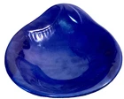 Vintage Cobalt Blue Red Wing Pottery dish. Serving. 7x5.5x1.5”