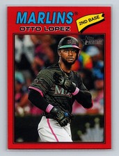 2026 Topps Heritage #345 Otto Lopez Red