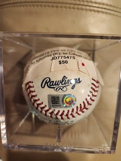 Cincinnati Reds Vs Philadelphia Phillies Game Used Baseball With Hologram