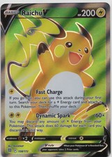 Raichu V 158/172 Ultra Rare Brilliant Stars Pokemon Holo Near Mint on eBay