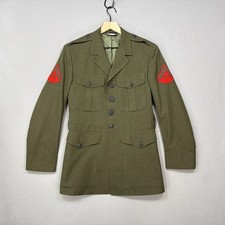 USMC Service Alpha Coat 41R Crown Clothing DSCP Uniform Corporal Jacket EUC