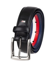 Tommy Hilfiger Boys' Casual Belt, Classic Black, Large 30-32