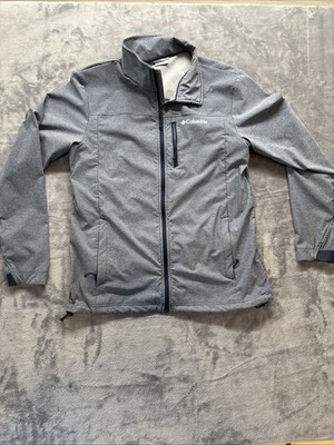 Columbia Ascender Softshell Jacket for Men, Size Large - Gray