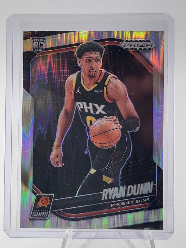 RYAN DUNN 2024-25 PANINI PRIZM BLACK ROOKIE SKEWED /249 #203 SUNS Q2091