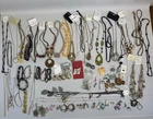 Lot Of 75+ Costume Jewelry Necklaces Earrings Bracelets Pins Modern & VTG