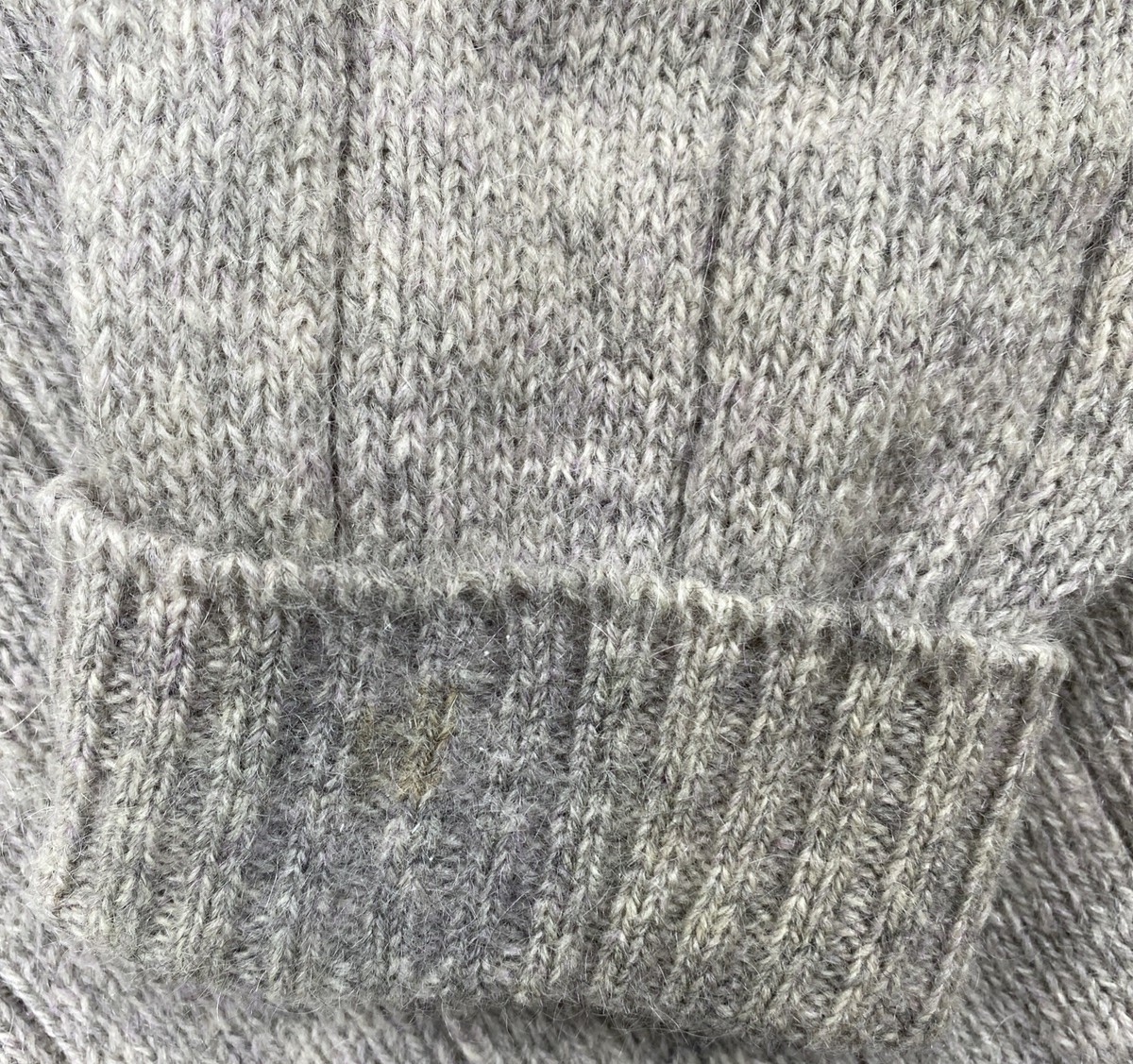Vintage Lord Jeff The Baggy Shag Wool Mohair Sweater Gray Size XL 