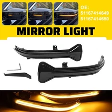Fit BMW 3 5 4 6 Series 7 G20 G22 G30 G32 G11 Dynamic LED Side Mirror Signal Lamp