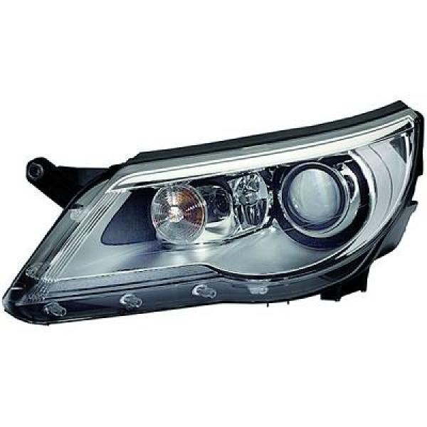 Bi-Xenon Passend FüR Scheinwerferlinkstiguan Baujahr 07-04/11 Motor FüR Lwr-image