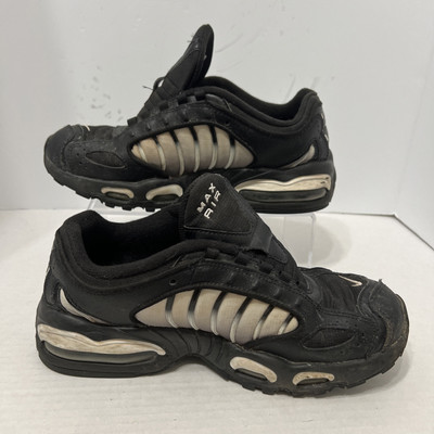Nike Air Max Tailwind IV Black White Sneakers Size 7Y. No shoelaces
