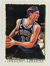 1994-95 Topps #65 Christian Laettner Minnesota Timberwolves